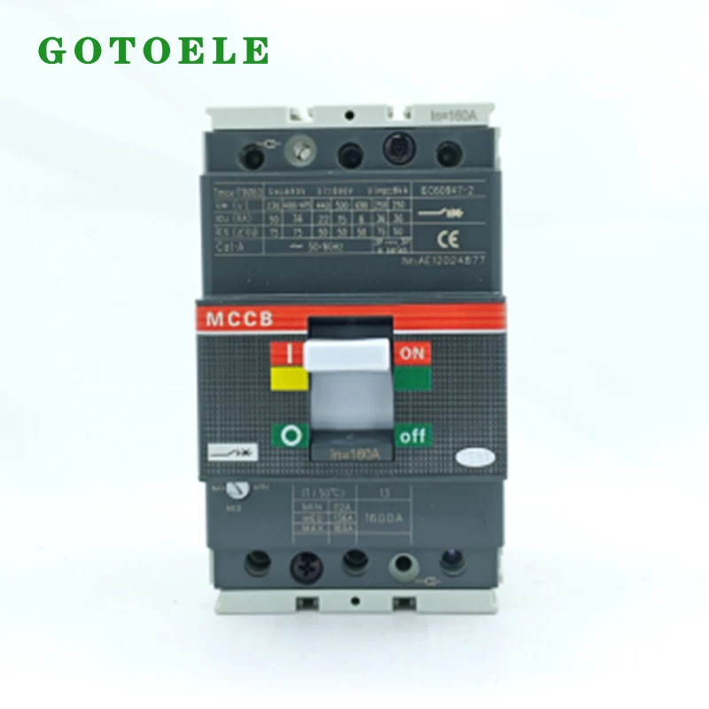 ABB TMAX সিরিজ মোল্ডেড কেস সার্কিট ব্রেকার 3P 63A - 1600A