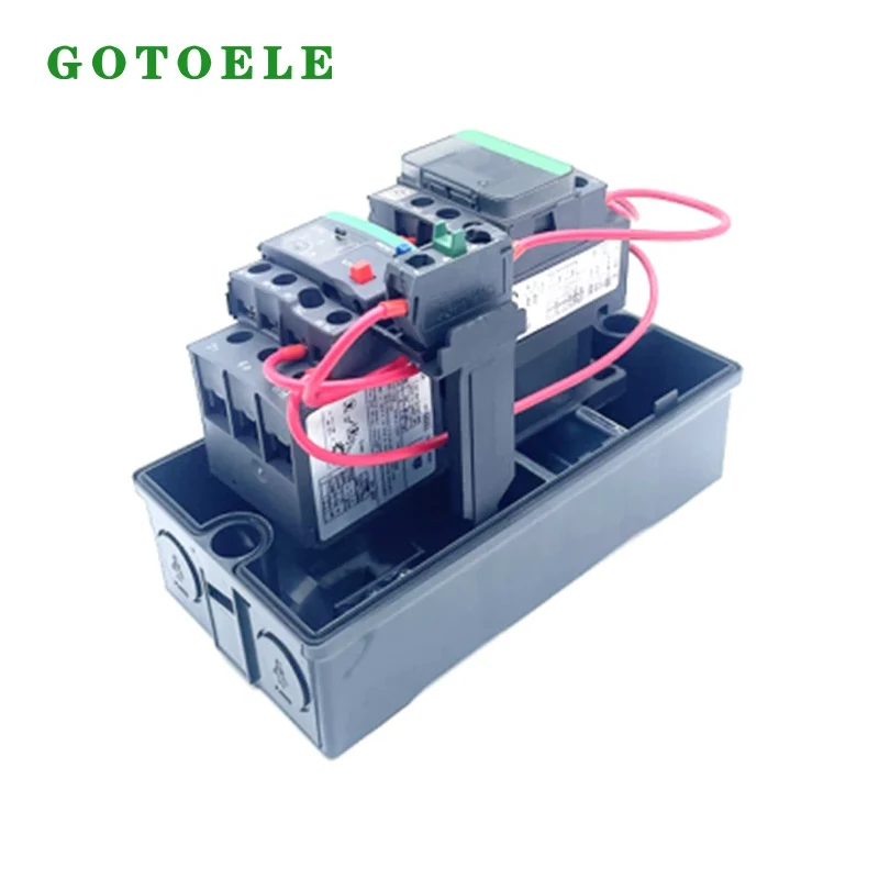 LE1-D09 ম্যাগনেটিক মোটর স্টার্টার 4KW 5.5HP 20A 3P 1NO+1NC